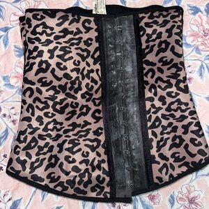 Elegant Black and a Leopard faja waist trainer